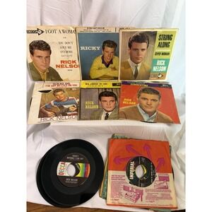 VTG Ricky Nelson Vinyl 45s Imperial Records 1950S 1960S Album Albums A Lot Of 13